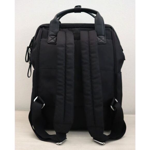 Baggallini Women's O/S Black Soho Padded Laptop Sleeve Work Backpack - Picture 2 of 16